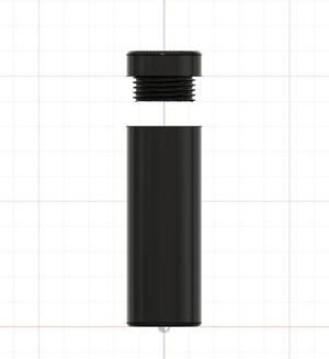 Mini Bottle with Cap 30mm dia. x 90mm len.