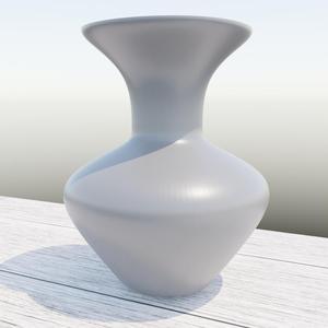 high poly jar for decoration