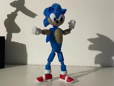 Sonic no AMS Articulated Figure Multi Part