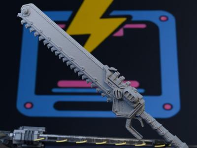 Tigrus Heavy Eviscerator - Mecha Weapon