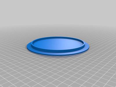 Back cover for Simple Table Clock by typhoon21 