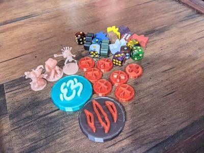 Sub Terra Board Game Insert and Token Upgrades