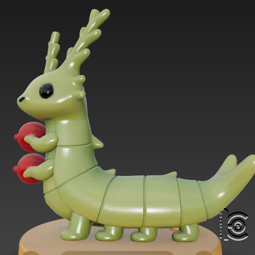 Forest Sprite Bug - 3D Model for Printing