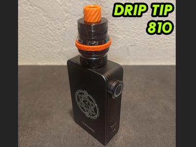 Drip Tip 810 – Custom Spiral Design