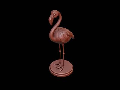 Flamingo Animal Figure Printable