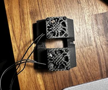 50-30MM motor size fan mount fits 2 30mm fans