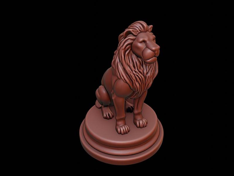 Lion Animal Figure Printable