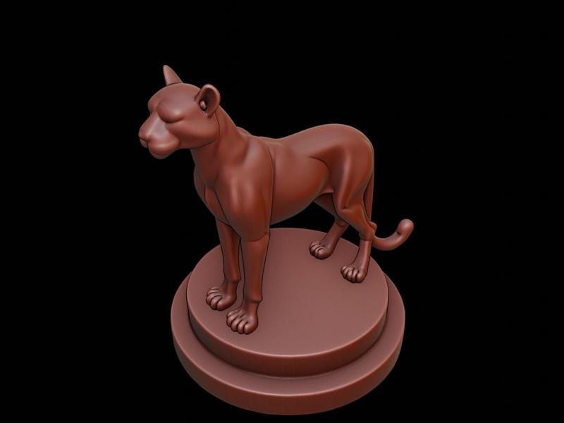 Cheetah Animal Figure Printable