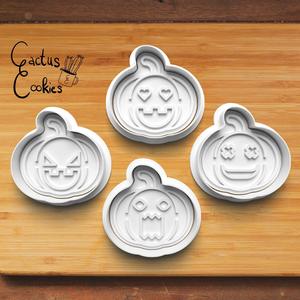 Halloween Pumpkin Faces Cookie Cutter set 0942