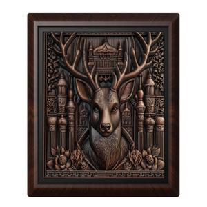 Deer animal wall art relief wall decor