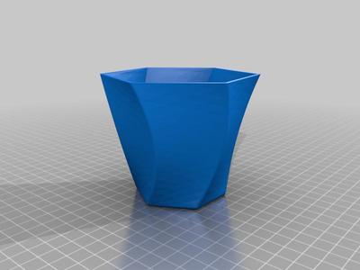 curved vase