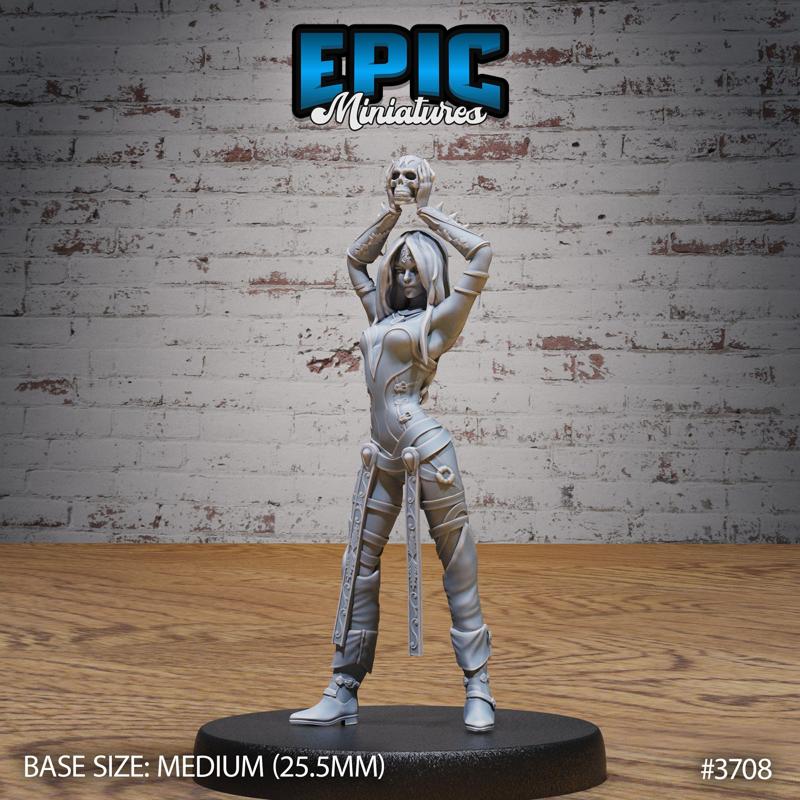 Void Cultist Female Pray ‧ DnD Miniature ‧ Tabletop Miniatures ‧ Gaming Monster ‧ 3D Model ‧ RPG ‧ DnDminis ‧ STL FILE