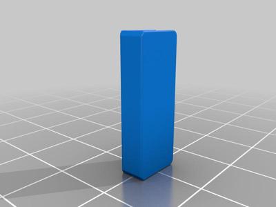 Hexagonal Board Game Tile "Clip" (eg. Rallyman GT) - Straight Clip Added
