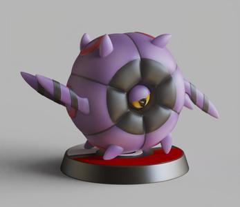 Whirlipede - FAN ART - POKÉMON FIGURINE -POKEMON
