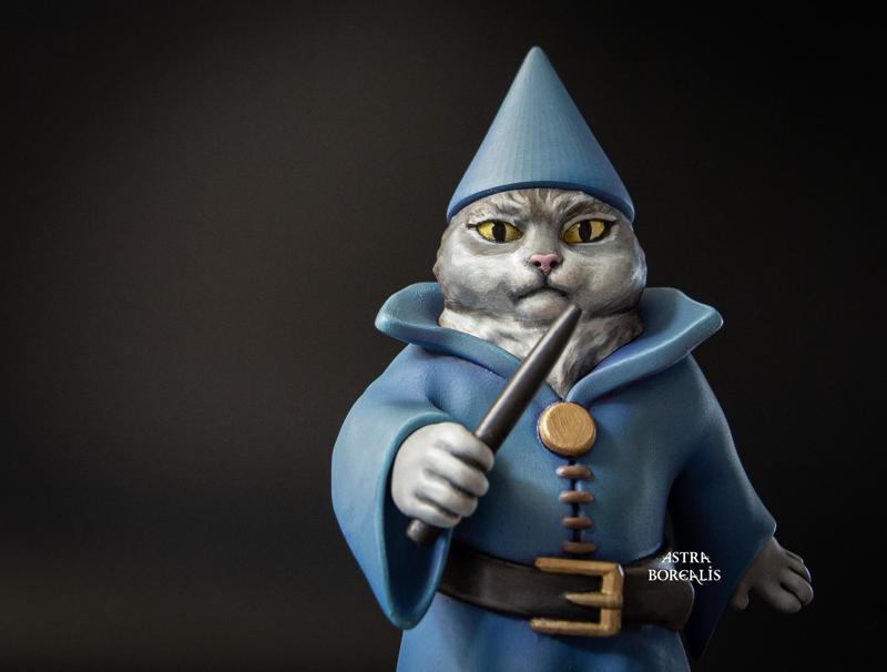 Whoosh Cat meme figurine