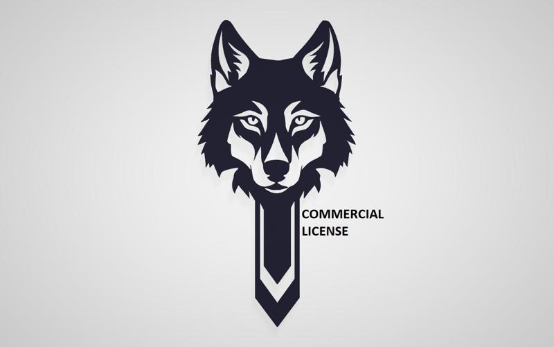 COMMERCIAL LICENSE / WOLF / DOG / ANIMAL / PET / HOME / BOOKMARK / BOOKMARK / SIGN / BOOKMARK / GIFT / BOOK / SCHOOL / STUDENTS / TEACHER / OFFICE / WITHOUT MEDIA