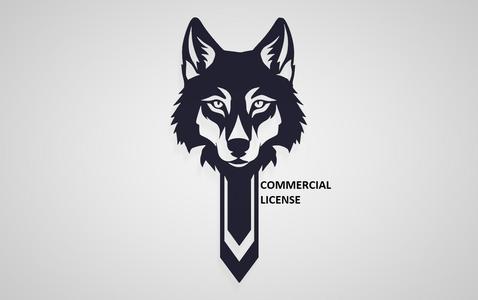 COMMERCIAL LICENSE / WOLF / DOG / ANIMAL / PET / HOME / BOOKMARK / BOOKMARK / SIGN / BOOKMARK / GIFT / BOOK / SCHOOL / STUDENTS / TEACHER / OFFICE / WITHOUT MEDIA