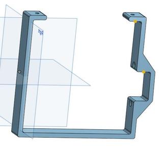 Power Cable Box Under Desk Holder