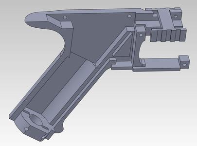 Airsoft electric toy gun - grip