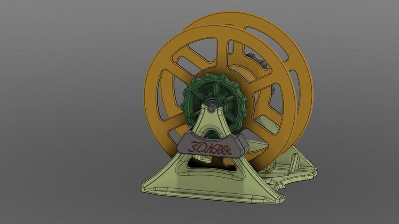 Filament holder with ball bearings