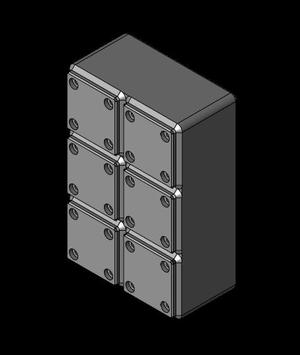 Gridfinity Stepped Drill Bit Caddy