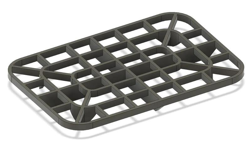 Cooler grid for separating water   