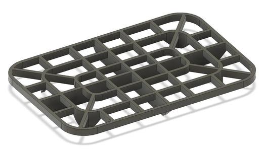 Cooler grid for separating water   