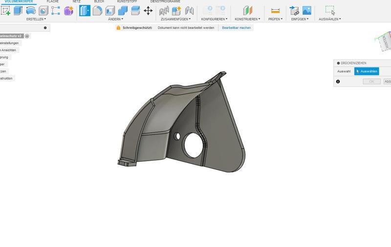 Honda XL500 R Federbeinschutz lang