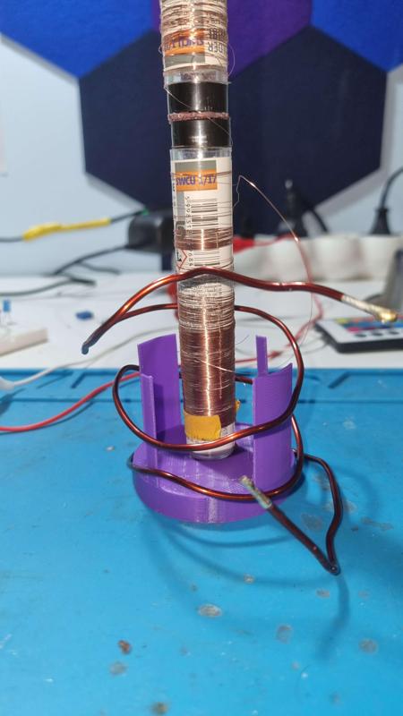 tesla coil primary holder