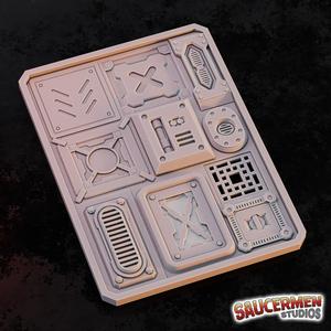 Texture / Practice Palette: Panels Plates and Vents