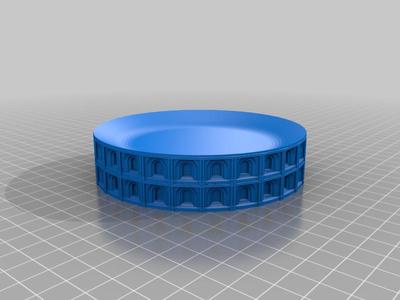 Roman Tea cup coaster 
