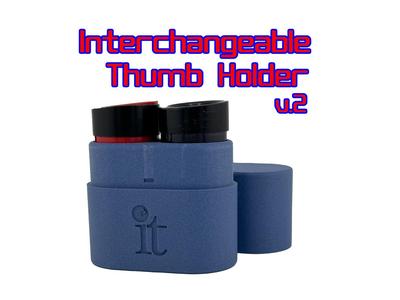 Interchangeable Bowling Ball Thumb Slug Holder v2