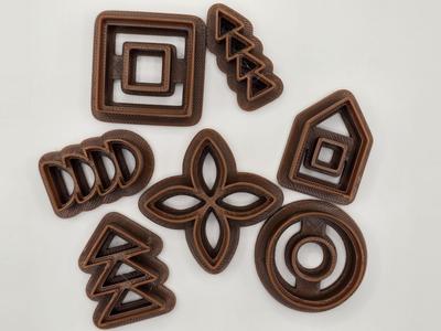 Polymer Clay Cutter Mold Shape Pack 1