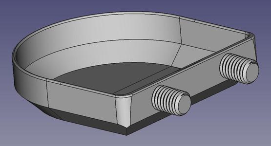 feeding dish with mounting