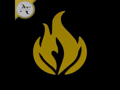 Simple Flame Symbol - 2D Art