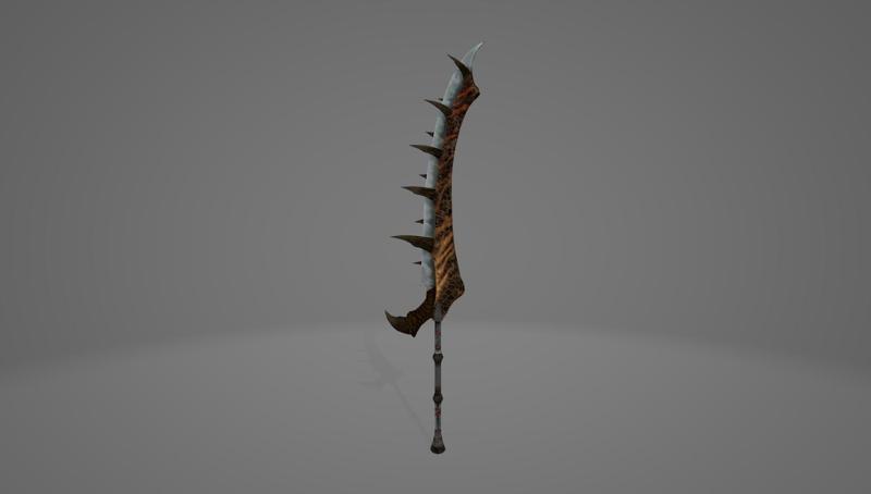 MONSTER HUNTER WORLD TIGREX LONG SWORD