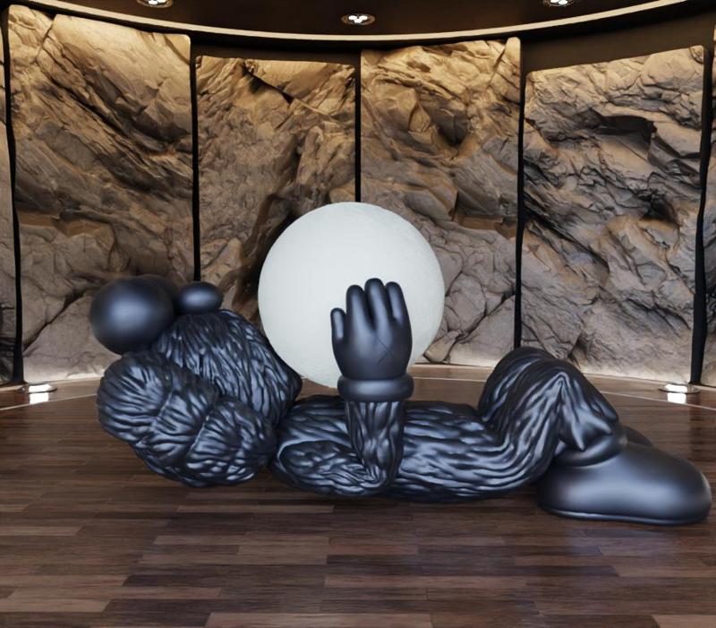 Kaws Holiday Shanghai BFF Version Fan Art Toy