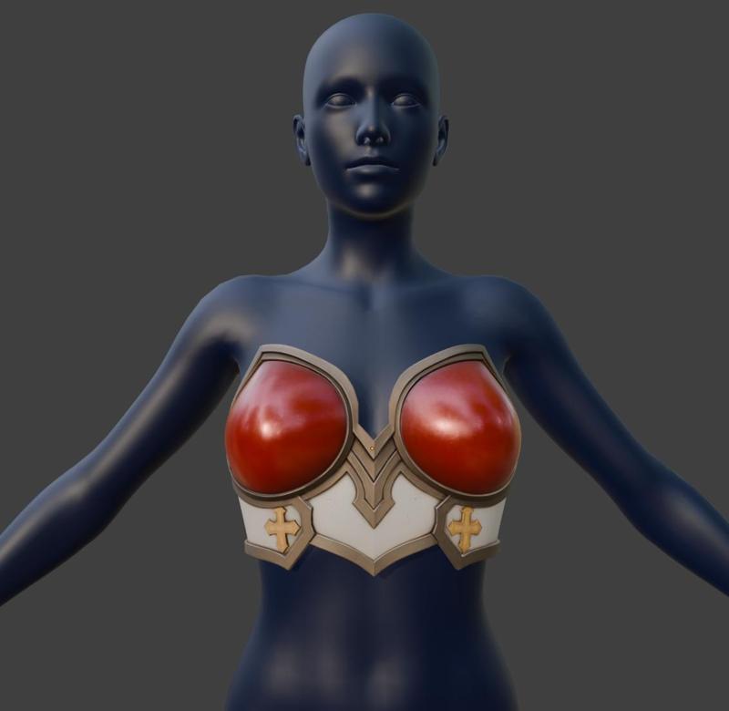 Female Knight Blood Bra