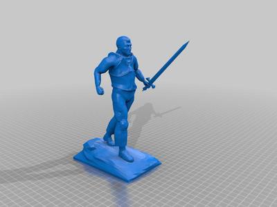 Human Warrior, Male - Dungeons And Dragons