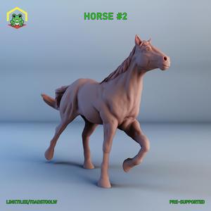Horse #2 - STL - RPG MINIATURE