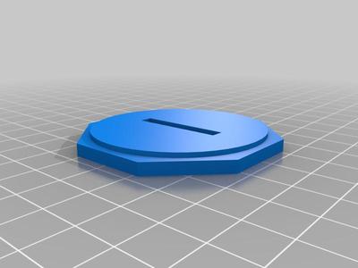 Lid with coin hole for MINI planter
