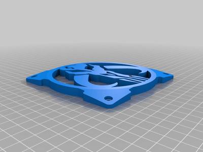 120mm mandolorian fan grill