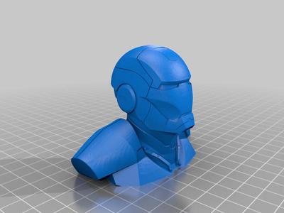 Iron Man Bust fixed with Neck support