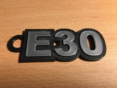 BMW E30 Keychain