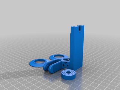 Ender 3 and 3 V2 Filament Guide remix to fit CR 10s with end of line