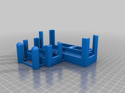 Desk Organizer Brackets for 45W MagSafe and 61W USB-C Power Adapter (With DockCase adapter)