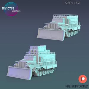 Red Planet Medical Unit ‧ Sci-Fi Miniature ‧ Wargame Miniatures ‧ Tabletop 3D Model ‧ RPG Miniature ‧ Cyberpunk Construct ‧ Steampunk War Machine ‧ STL FILE