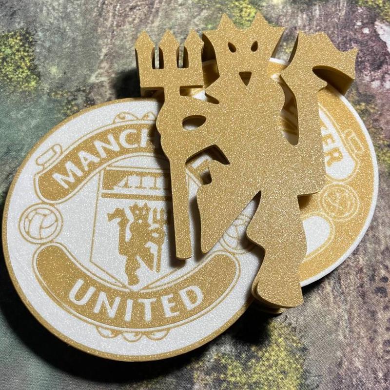 Manchester United coaster + case