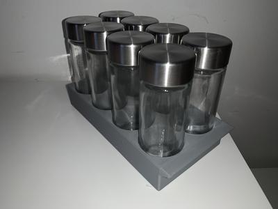 IKEA ortfylld spice bottles organizer