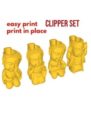 CLIPPER CASE X 4 SET EASY PRINT .FDM SLA.